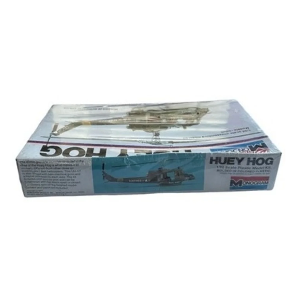 Vintage 1977 Revell Monogram Huey Hog Helicopter Model Kit 1:48 Scale Sealed NIB